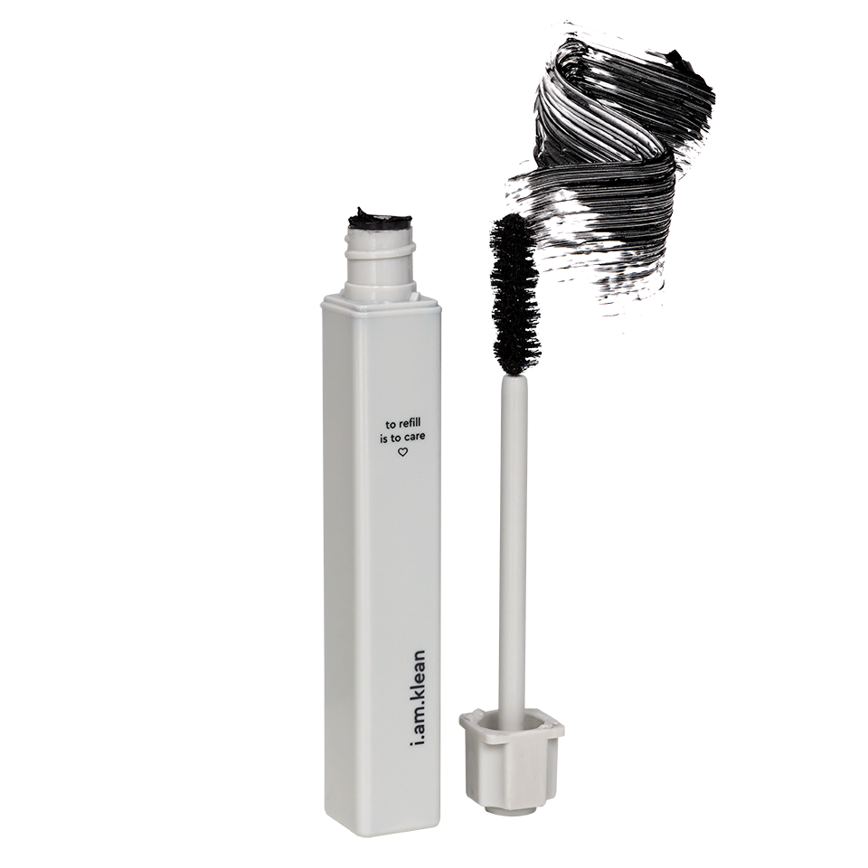 Big & Bold refillable zwarte mascara - Voor vollere wimpers - i.am.klean
