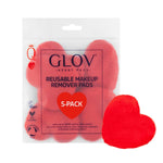 Heart Pads - 5 herbruikbare make-up verwijdering watjes - Voor alle huidtypes - GLOV